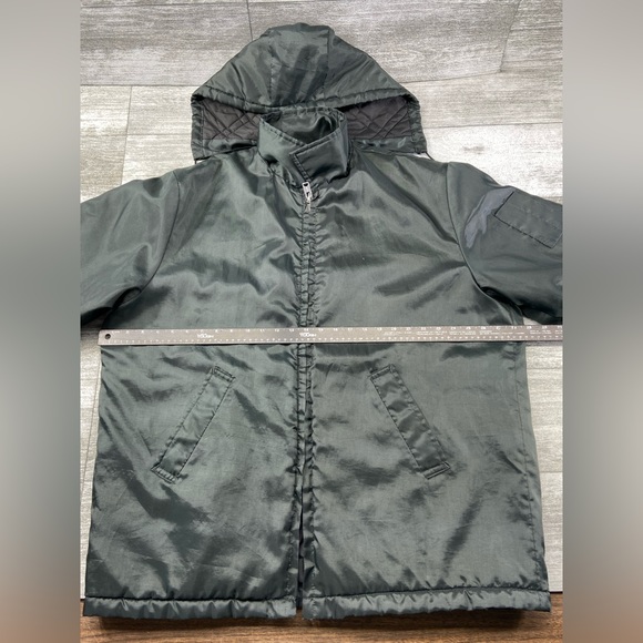 VTG Unitog PolarCoat Jacket Parka Talon Zip Removable Hood USA Made XL 46-48 Reg - Picture 7 of 16